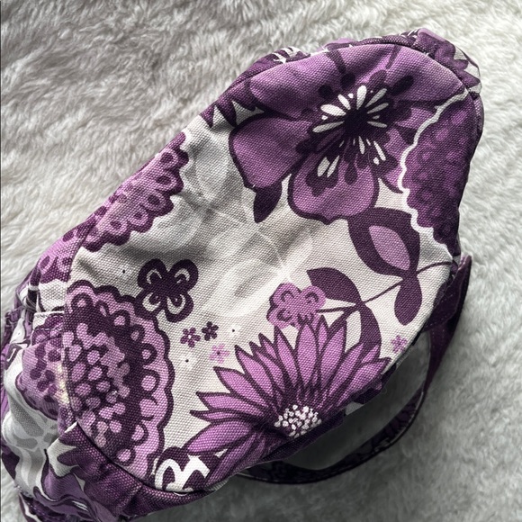 Thirty one Plum Awesome Blossom Retro Metro Canvas Bucket Bag - Picture 4 of 6